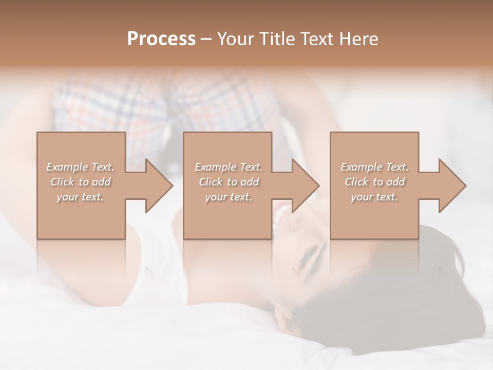 Person Attractive Brunette PowerPoint Template