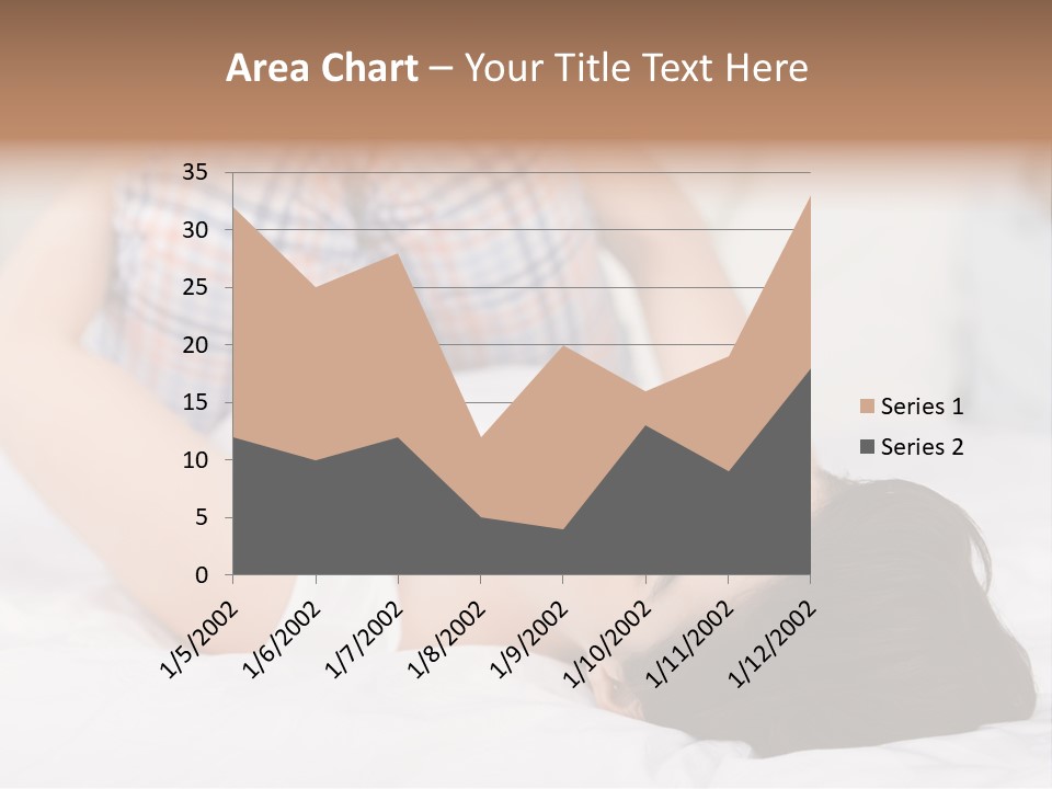 Person Attractive Brunette PowerPoint Template