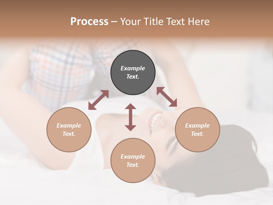 Person Attractive Brunette PowerPoint Template