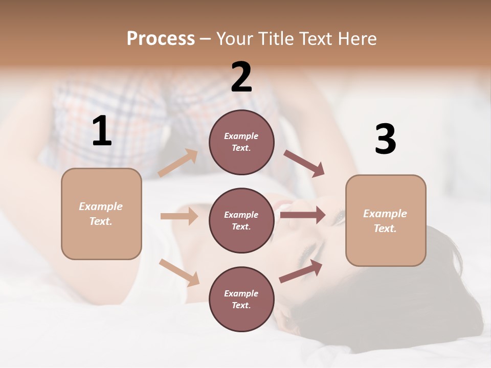 Person Attractive Brunette PowerPoint Template