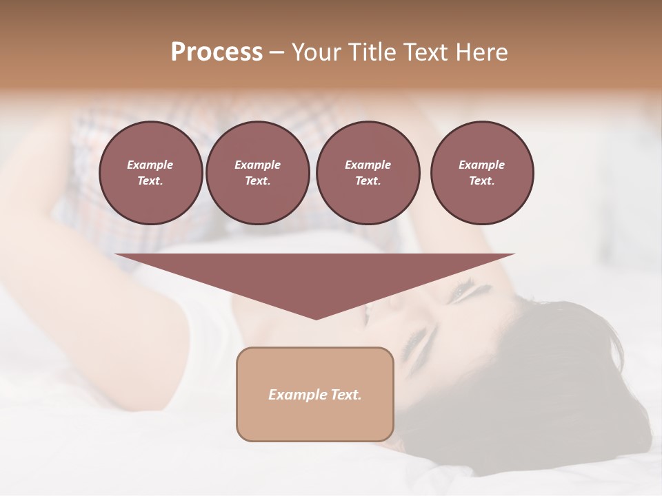 Person Attractive Brunette PowerPoint Template