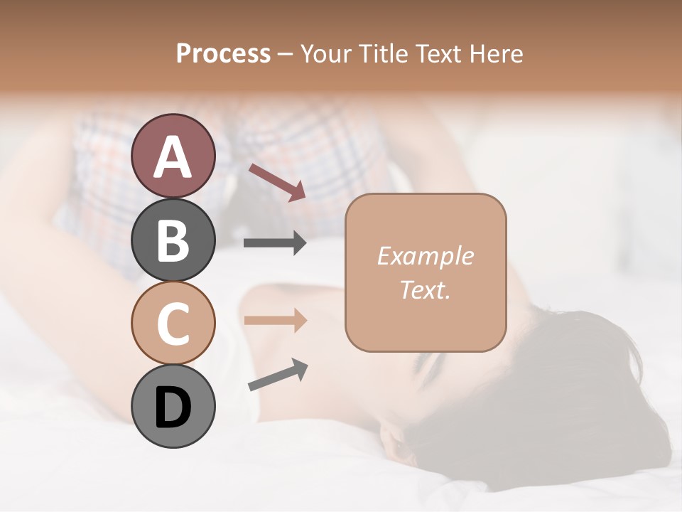 Person Attractive Brunette PowerPoint Template