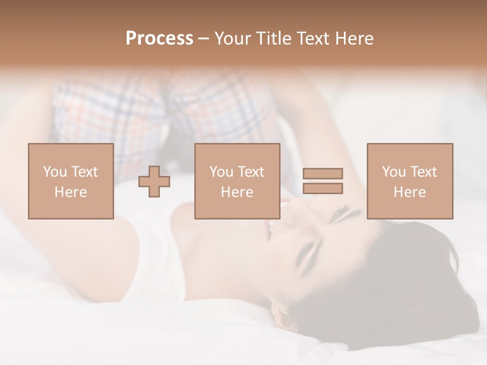 Person Attractive Brunette PowerPoint Template