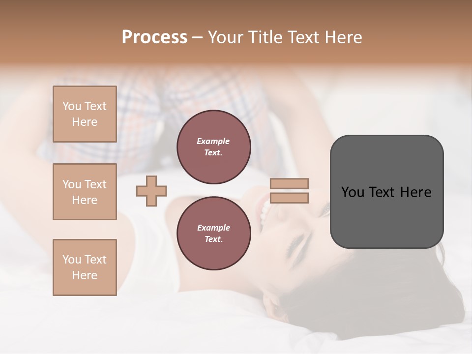 Person Attractive Brunette PowerPoint Template