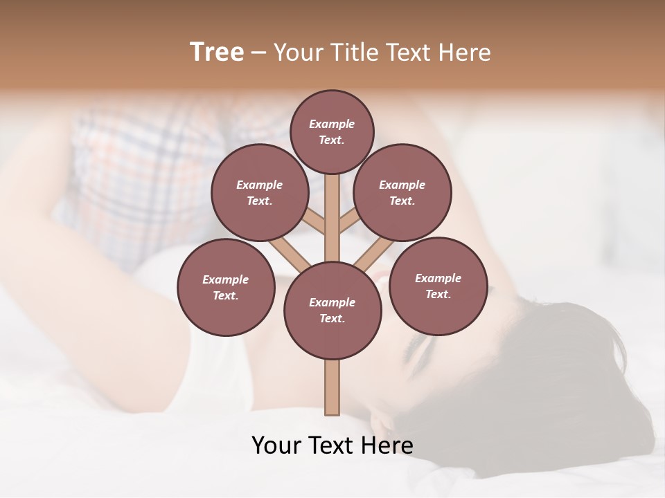 Person Attractive Brunette PowerPoint Template