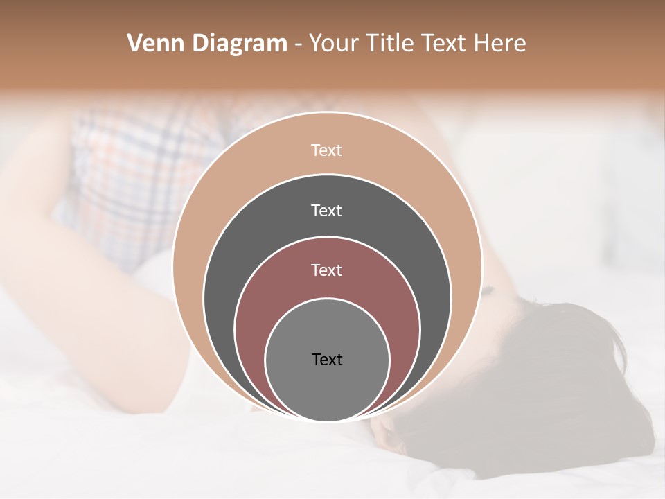 Person Attractive Brunette PowerPoint Template