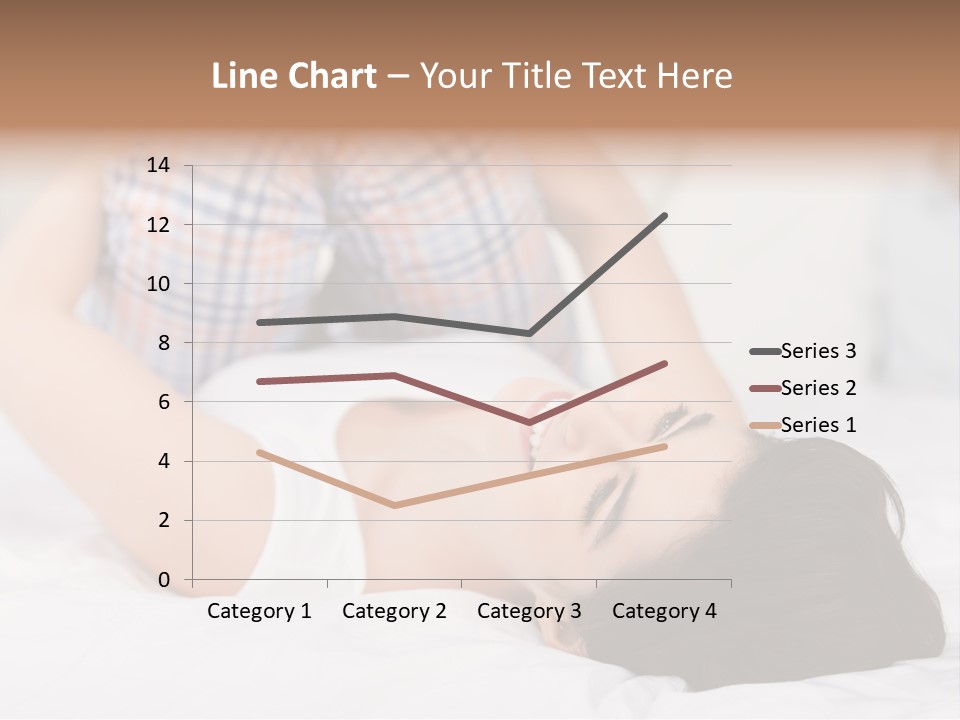 Person Attractive Brunette PowerPoint Template
