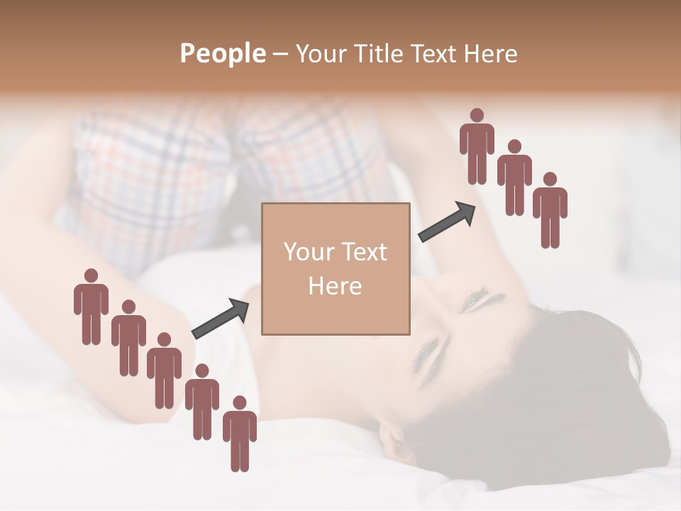 Person Attractive Brunette PowerPoint Template