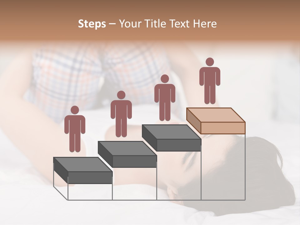 Person Attractive Brunette PowerPoint Template