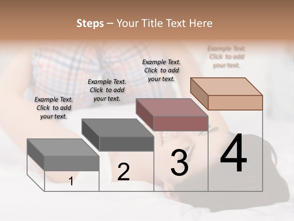 Person Attractive Brunette PowerPoint Template