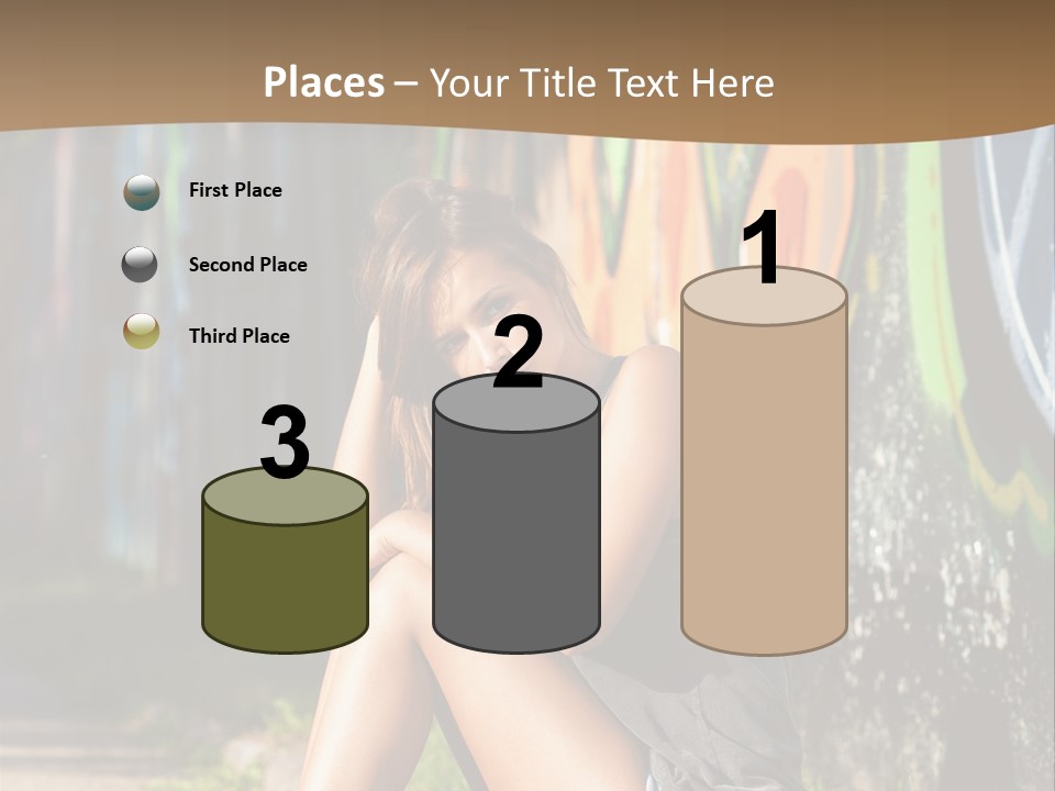 One Road Outside PowerPoint Template