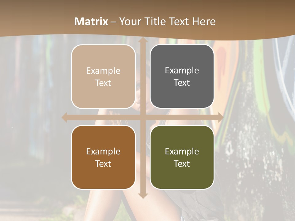 One Road Outside PowerPoint Template
