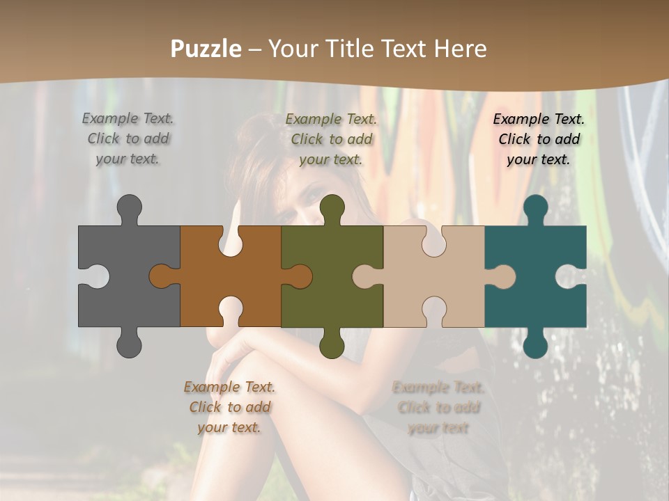 One Road Outside PowerPoint Template