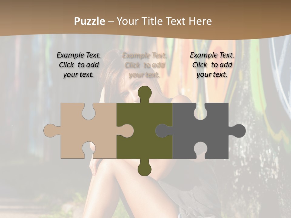 One Road Outside PowerPoint Template