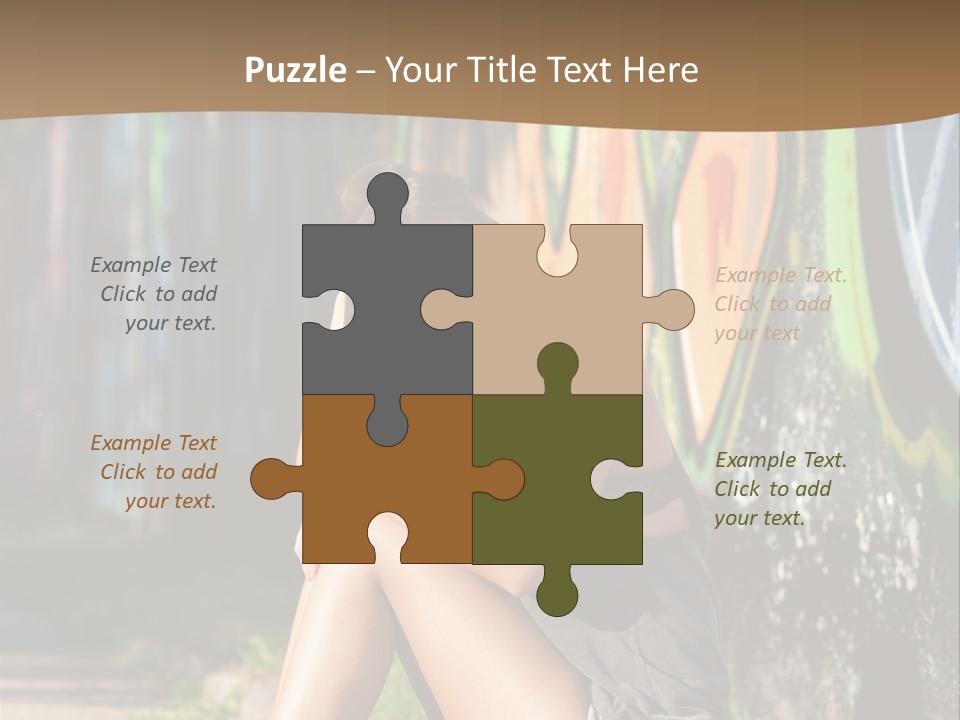 One Road Outside PowerPoint Template