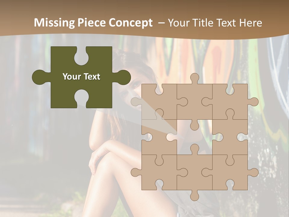 One Road Outside PowerPoint Template