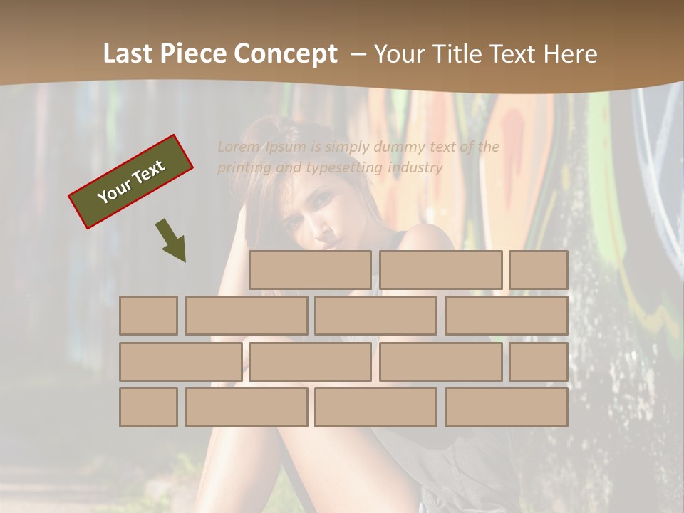 One Road Outside PowerPoint Template