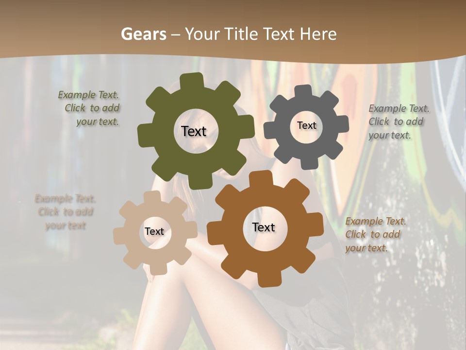 One Road Outside PowerPoint Template