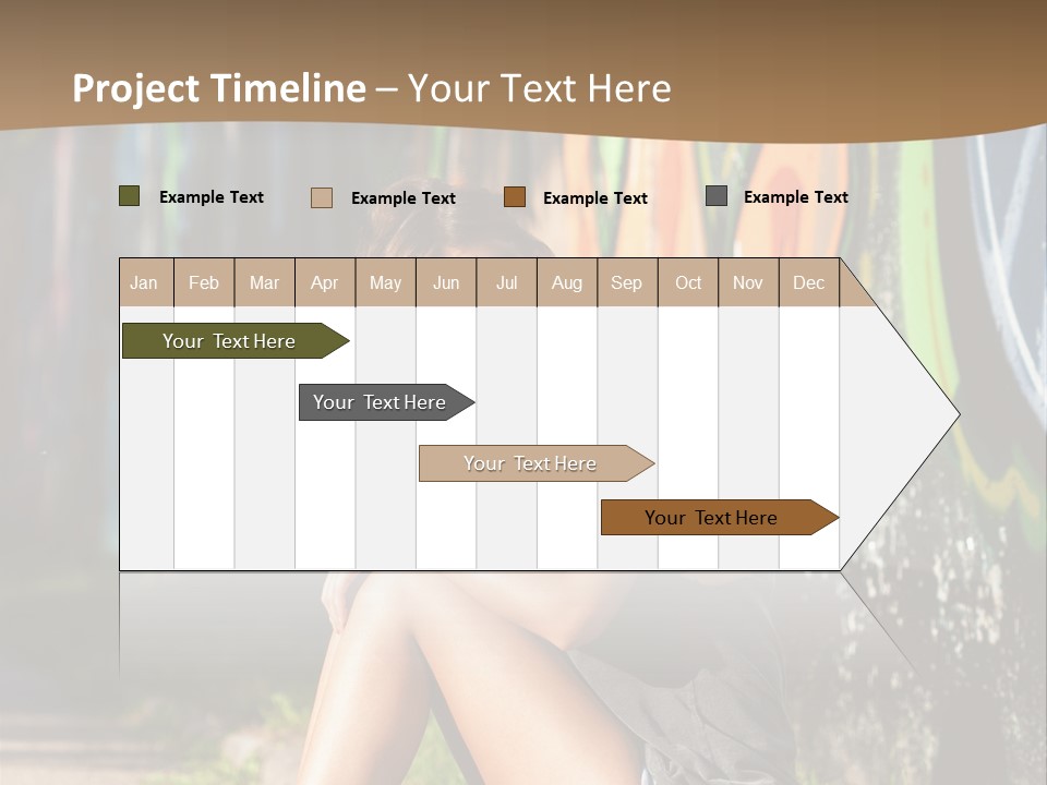 One Road Outside PowerPoint Template