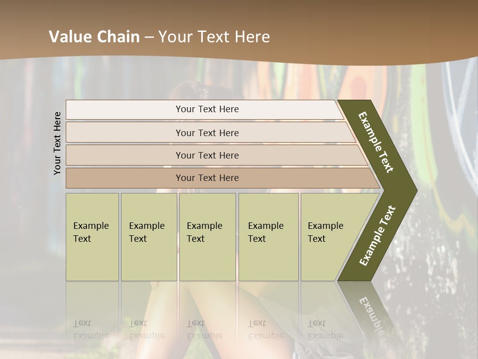 One Road Outside PowerPoint Template