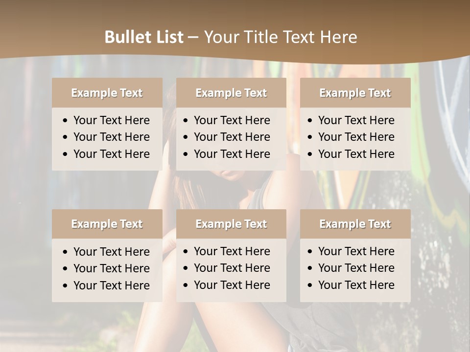 One Road Outside PowerPoint Template