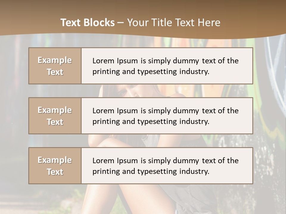 One Road Outside PowerPoint Template