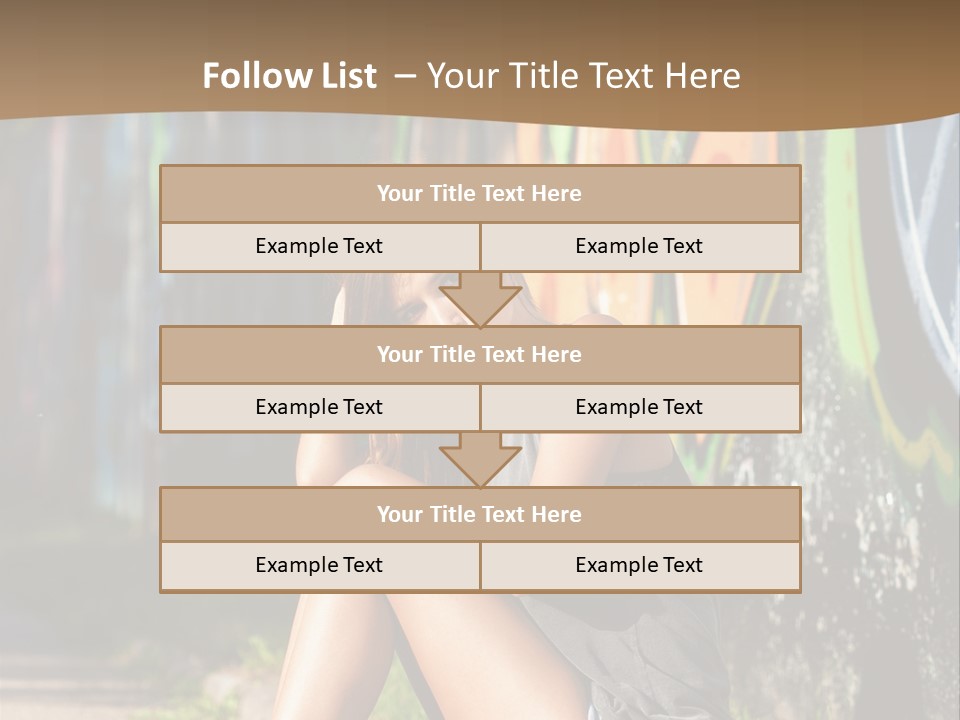 One Road Outside PowerPoint Template