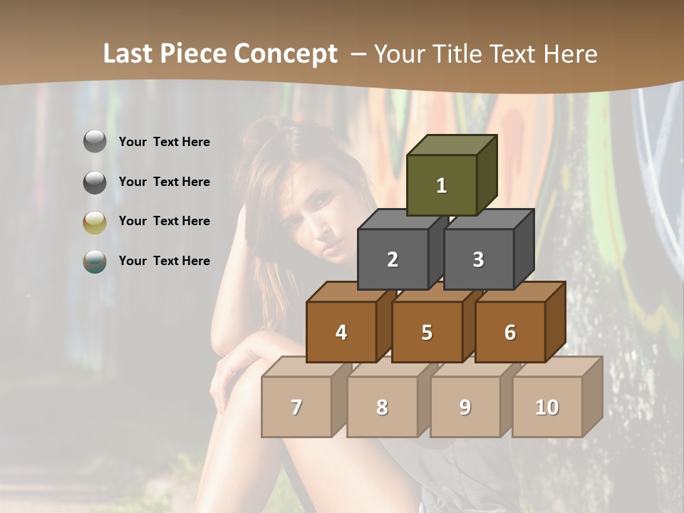 One Road Outside PowerPoint Template