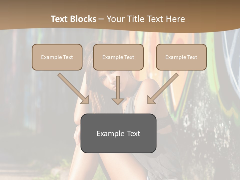 One Road Outside PowerPoint Template
