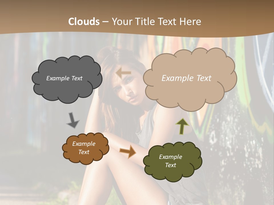 One Road Outside PowerPoint Template