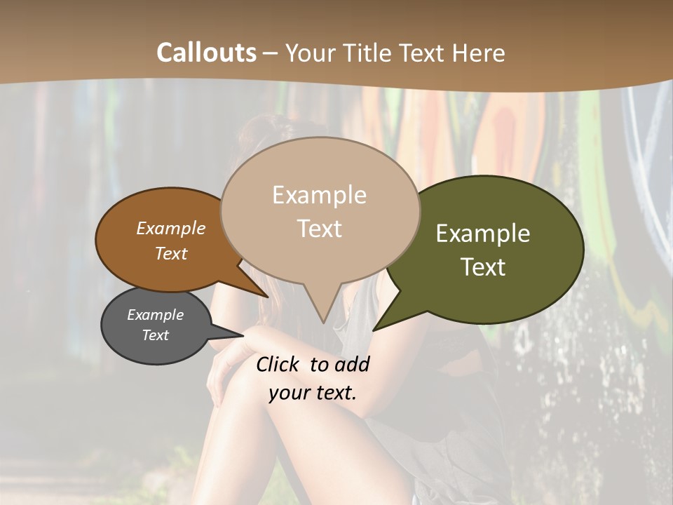 One Road Outside PowerPoint Template