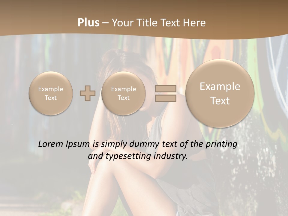 One Road Outside PowerPoint Template