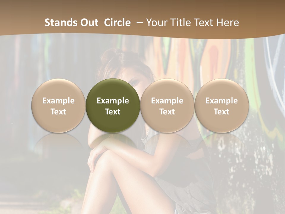 One Road Outside PowerPoint Template