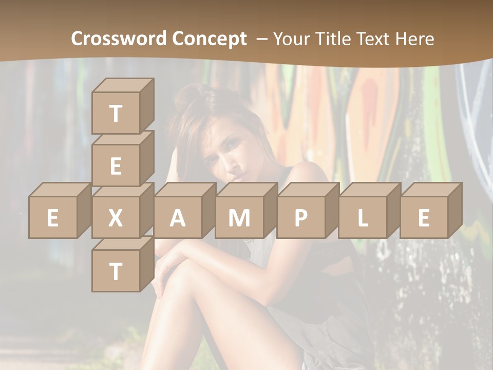 One Road Outside PowerPoint Template