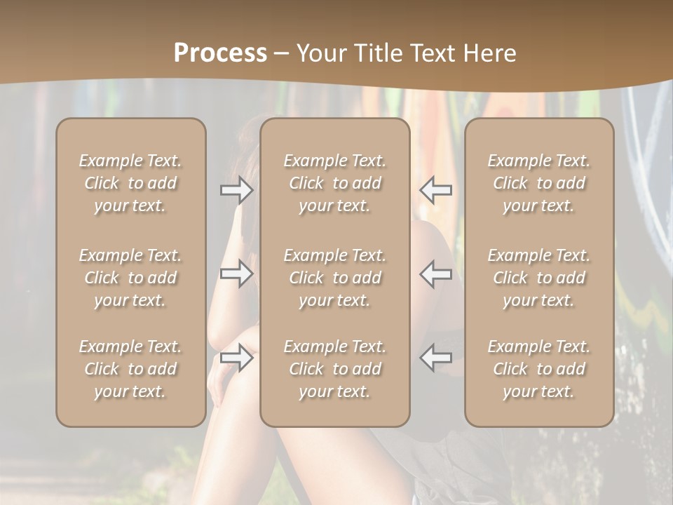 One Road Outside PowerPoint Template