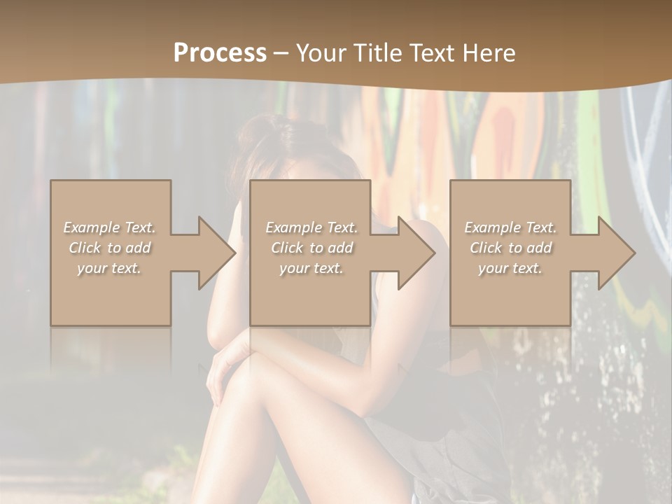 One Road Outside PowerPoint Template