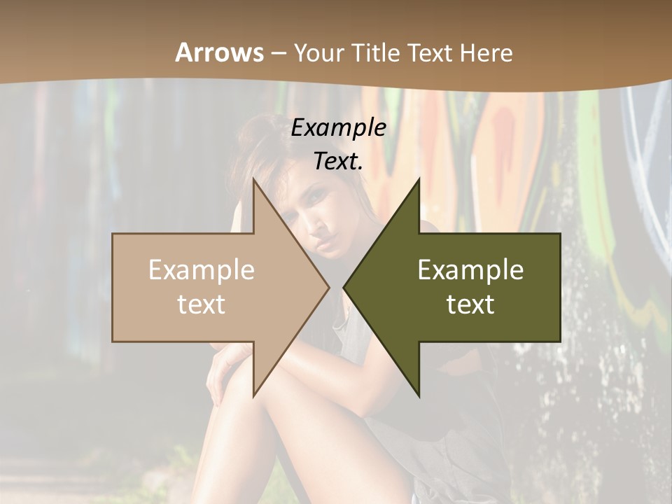 One Road Outside PowerPoint Template