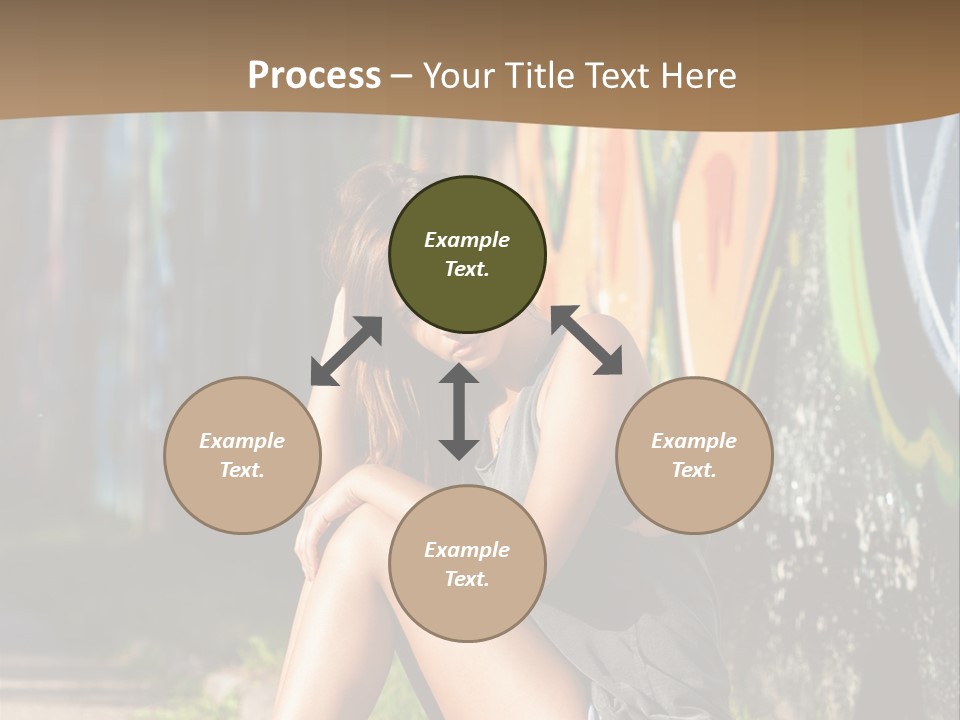 One Road Outside PowerPoint Template
