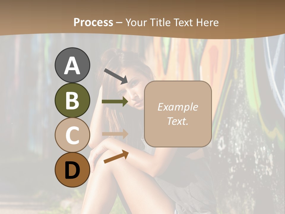 One Road Outside PowerPoint Template