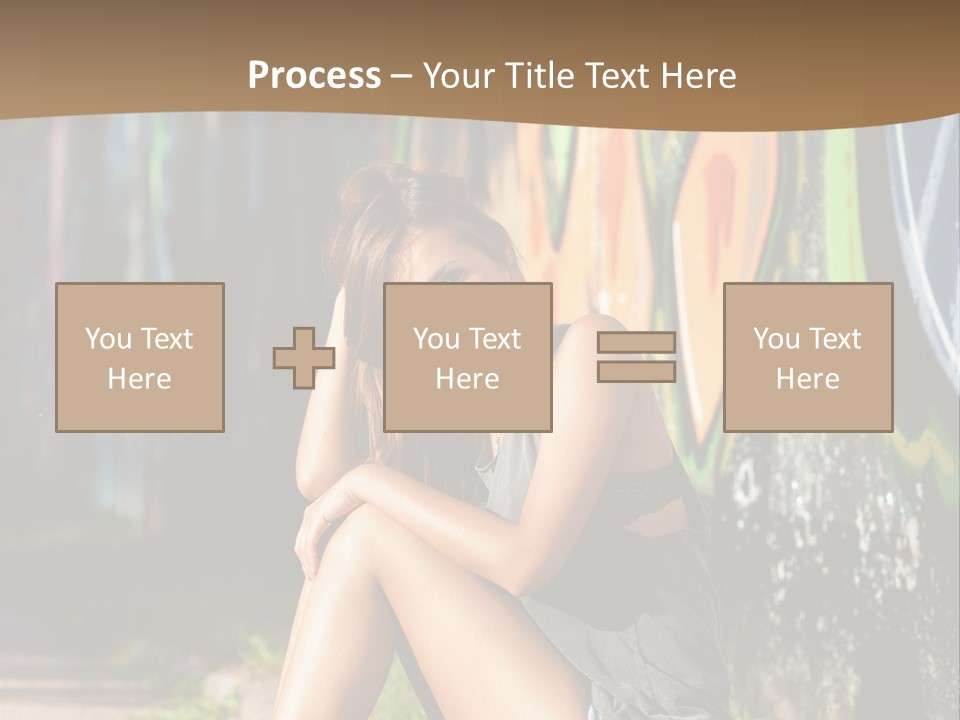 One Road Outside PowerPoint Template