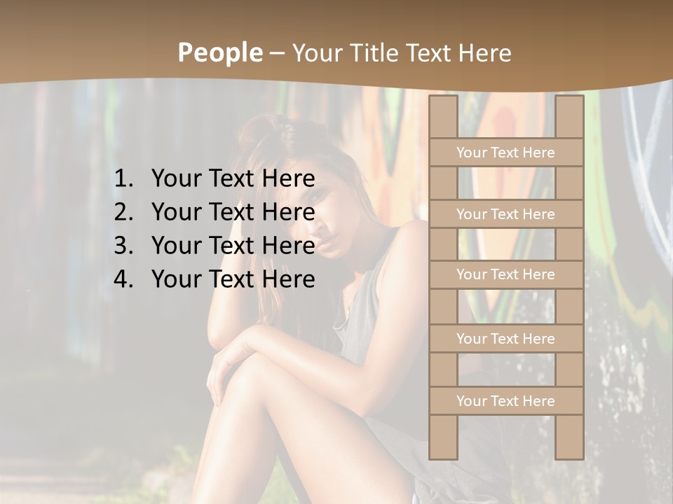 One Road Outside PowerPoint Template