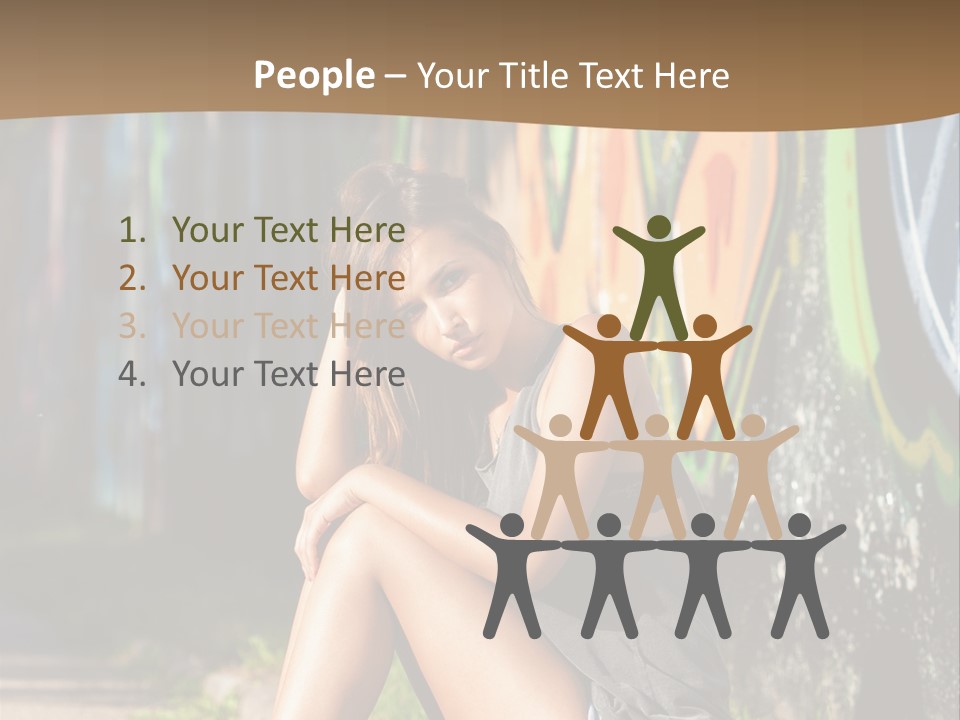 One Road Outside PowerPoint Template