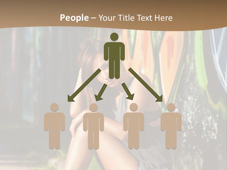 One Road Outside PowerPoint Template