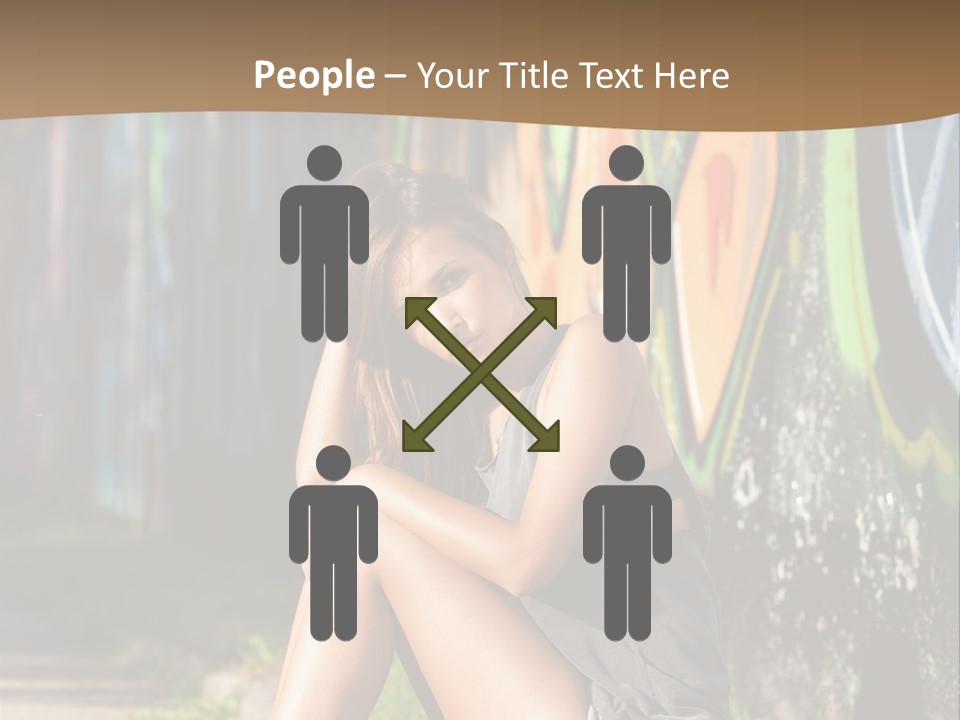 One Road Outside PowerPoint Template