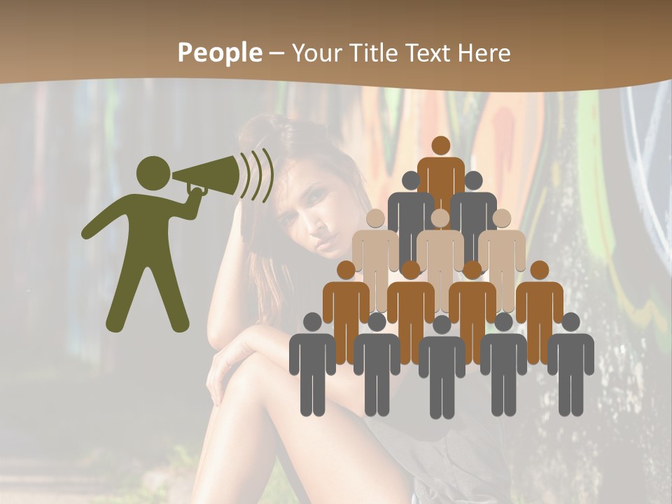 One Road Outside PowerPoint Template