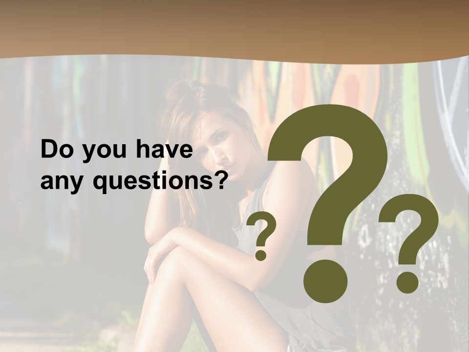 One Road Outside PowerPoint Template