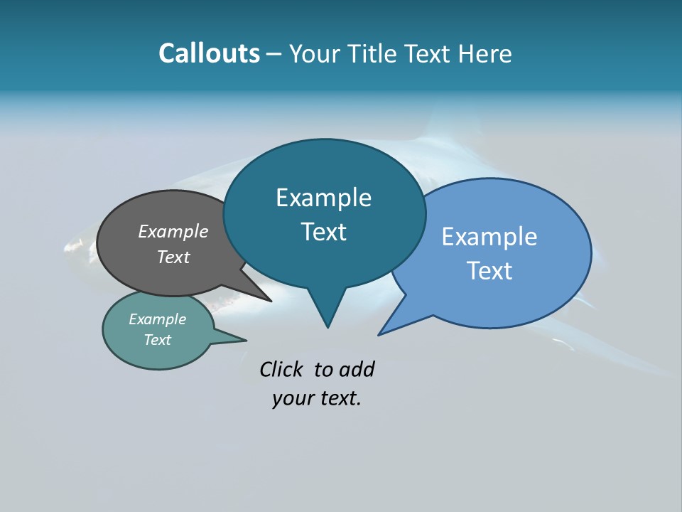 Carcharodon Carcharias Dangerous Aggressiveness PowerPoint Template
