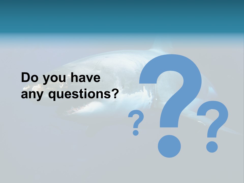 Carcharodon Carcharias Dangerous Aggressiveness PowerPoint Template