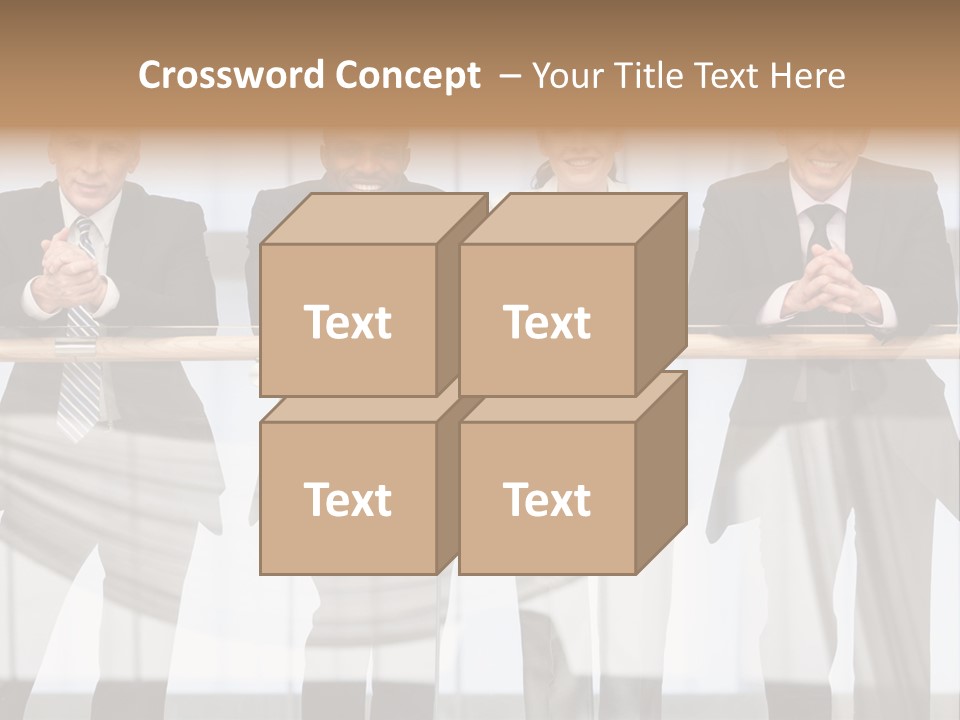 African Descent Team Financial Advisor PowerPoint Template