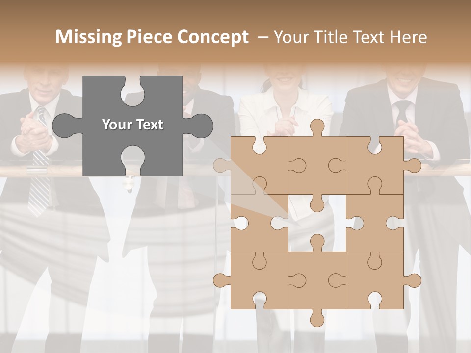 African Descent Team Financial Advisor PowerPoint Template